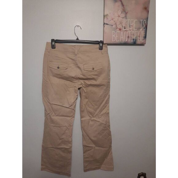 Tommy Hilfiger Pants Womens Size 10 Stretch Khaki Janie Fit Flap Pockets - Picture 2 of 4